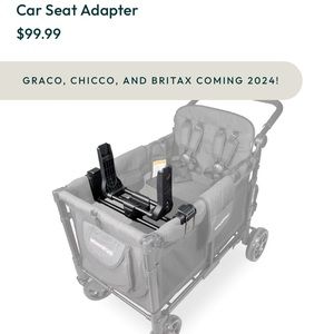 Wonderfold W4 Wagon Stroller Car Seat Adapter Brand New